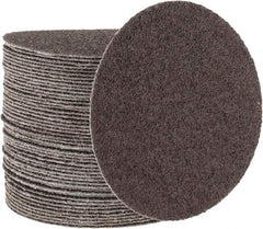 Tru-Maxx - 5" Diam, 36 Grit Aluminum Oxide Adhesive PSA Disc - Very Coarse Grade, X Weighted Cloth Backing, For Dual-Action/Orbital Sanders, Right Angle/Vertical Shaft Portable Grinders - Eagle Tool & Supply