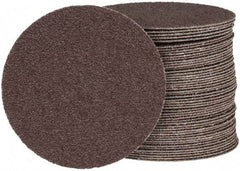 Tru-Maxx - 4" Diam, 50 Grit Aluminum Oxide Adhesive PSA Disc - Coarse Grade, X Weighted Cloth Backing, For Right Angle/Vertical Shaft Portable Grinders - Eagle Tool & Supply