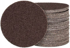 Tru-Maxx - 4" Diam, 40 Grit Aluminum Oxide Adhesive PSA Disc - Coarse Grade, X Weighted Cloth Backing, For Right Angle/Vertical Shaft Portable Grinders - Eagle Tool & Supply