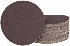 Tru-Maxx - 4" Diam, 320 Grit Aluminum Oxide Adhesive PSA Disc - Extra Fine Grade, X Weighted Cloth Backing, For Right Angle/Vertical Shaft Portable Grinders - Eagle Tool & Supply