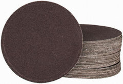 Tru-Maxx - 4" Diam, 240 Grit Aluminum Oxide Adhesive PSA Disc - Very Fine Grade, X Weighted Cloth Backing, For Right Angle/Vertical Shaft Portable Grinders - Eagle Tool & Supply