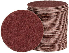 Tru-Maxx - 4" Diam, 24 Grit Aluminum Oxide Adhesive PSA Disc - Very Coarse Grade, X Weighted Cloth Backing, For Right Angle/Vertical Shaft Portable Grinders - Eagle Tool & Supply