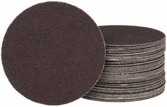 Tru-Maxx - 4" Diam, 100 Grit Aluminum Oxide Adhesive PSA Disc - Fine Grade, X Weighted Cloth Backing, For Right Angle/Vertical Shaft Portable Grinders - Eagle Tool & Supply