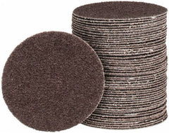 Tru-Maxx - 3" Diam, 40 Grit Aluminum Oxide Adhesive PSA Disc - Coarse Grade, X Weighted Cloth Backing, For Right Angle/Vertical Shaft Portable Grinders - Eagle Tool & Supply