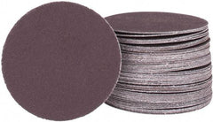 Tru-Maxx - 3" Diam, 320 Grit Aluminum Oxide Adhesive PSA Disc - Extra Fine Grade, X Weighted Cloth Backing, For Right Angle/Vertical Shaft Portable Grinders - Eagle Tool & Supply