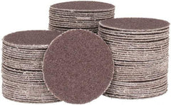 Tru-Maxx - 2" Diam, 80 Grit Aluminum Oxide Adhesive PSA Disc - Medium Grade, X Weighted Cloth Backing, For Right Angle/Vertical Shaft Portable Grinders - Eagle Tool & Supply