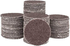 Tru-Maxx - 2" Diam, 36 Grit Aluminum Oxide Adhesive PSA Disc - Very Coarse Grade, X Weighted Cloth Backing, For Right Angle/Vertical Shaft Portable Grinders - Eagle Tool & Supply