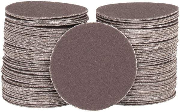 Tru-Maxx - 2" Diam, 320 Grit Aluminum Oxide Adhesive PSA Disc - Extra Fine Grade, X Weighted Cloth Backing, For Right Angle/Vertical Shaft Portable Grinders - Eagle Tool & Supply
