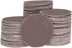Tru-Maxx - 2" Diam, 100 Grit Aluminum Oxide Adhesive PSA Disc - Fine Grade, X Weighted Cloth Backing, For Right Angle/Vertical Shaft Portable Grinders - Eagle Tool & Supply