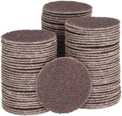 Tru-Maxx - 1-1/2" Diam, 50 Grit Aluminum Oxide Adhesive PSA Disc - Coarse Grade, X Weighted Cloth Backing, For Right Angle/Vertical Shaft Portable Grinders - Eagle Tool & Supply