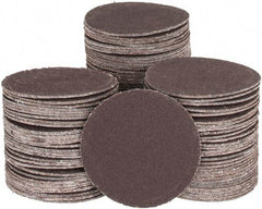 Tru-Maxx - 1-1/2" Diam, 320 Grit Aluminum Oxide Adhesive PSA Disc - Extra Fine Grade, X Weighted Cloth Backing, For Right Angle/Vertical Shaft Portable Grinders - Eagle Tool & Supply