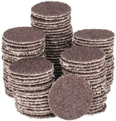 Tru-Maxx - 1" Diam, 40 Grit Aluminum Oxide Adhesive PSA Disc - Coarse Grade, X Weighted Cloth Backing, For Right Angle/Vertical Shaft Portable Grinders - Eagle Tool & Supply