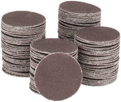 Tru-Maxx - 1" Diam, 320 Grit Aluminum Oxide Adhesive PSA Disc - Extra Fine Grade, X Weighted Cloth Backing, For Right Angle/Vertical Shaft Portable Grinders - Eagle Tool & Supply