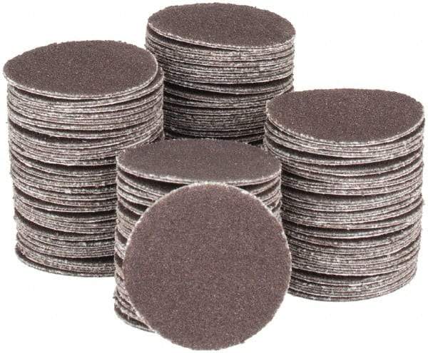Tru-Maxx - 1" Diam, 180 Grit Aluminum Oxide Adhesive PSA Disc - Very Fine Grade, X Weighted Cloth Backing, For Right Angle/Vertical Shaft Portable Grinders - Eagle Tool & Supply