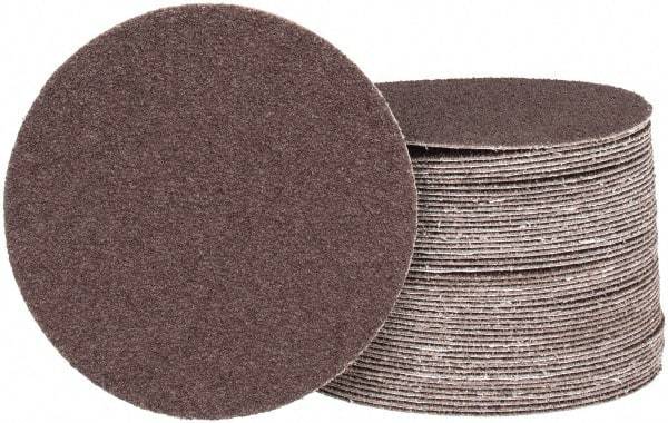 Tru-Maxx - 5" Diam, 40 Grit Aluminum Oxide Adhesive PSA Disc - Coarse Grade, X Weighted Cloth Backing, For Dual-Action/Orbital Sanders, Right Angle/Vertical Shaft Portable Grinders - Eagle Tool & Supply