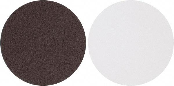 Tru-Maxx - 8" Diam, 80 Grit Aluminum Oxide Adhesive PSA Disc - Medium Grade, X Weighted Cloth Backing, For Stationary Disc Sanders - Eagle Tool & Supply