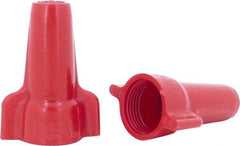 Ideal - 2, 18 to 4, 10 AWG, 600 Volt, Flame Retardant, Wing Twist on Wire Connector - Red, 221°F - Eagle Tool & Supply