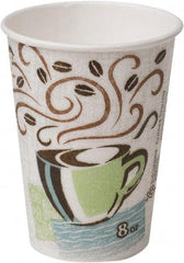 Dixie - Hot Cups, Paper, 8 oz, 1000/Carton - Coffee Dreams Design - Eagle Tool & Supply