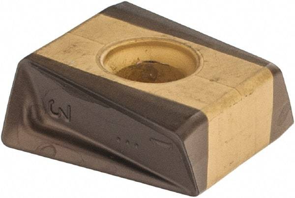Iscar - T490 LNMT1607 Grade IC5400 Carbide Milling Insert - TiCN/Al2O3/TiN Finish, 0.6232" Thick, 0.8mm Corner Radius - Eagle Tool & Supply