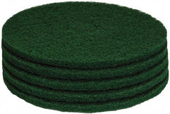 PRO-SOURCE - Stripping Pad - 20" Machine, Green Pad, Polyester - Eagle Tool & Supply