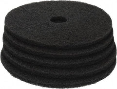 PRO-SOURCE - Stripping Pad - 20" Machine, Black Pad, Polyester - Eagle Tool & Supply