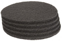 PRO-SOURCE - Stripping Pad - 19" Machine, Black Pad, Polyester - Eagle Tool & Supply