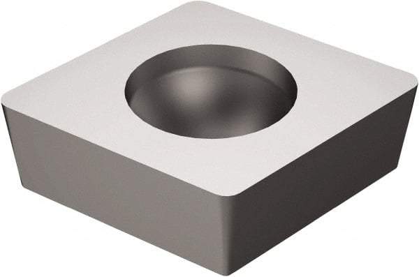 Sandvik Coromant - CCMW32.51 Grade H13A Carbide Turning Insert - Uncoated, 80° Diamond, 3/8" Inscr Circle, 5/32" Thick, 1/64" Corner Radius - Eagle Tool & Supply
