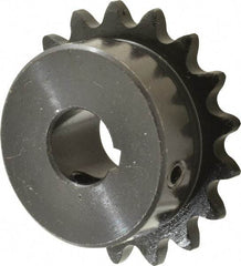 Browning - 17 Teeth, 3/8" Chain Pitch, Chain Size 35, Finished Bore Sprocket - 5/8" Bore Diam, 2.041" Pitch Diam, 2.23" Outside Diam - Eagle Tool & Supply