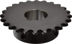 Browning - 24 Teeth, 3/8" Chain Pitch, Chain Size 35, Finished Bore Sprocket - 1" Bore Diam, 2.873" Pitch Diam, 3.07" Outside Diam - Eagle Tool & Supply