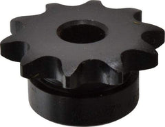 Browning - 10 Teeth, 1/2" Chain Pitch, Chain Size 40, Finished Bore Sprocket - 1/2" Bore Diam, 1.618" Pitch Diam, 1.84" Outside Diam - Eagle Tool & Supply