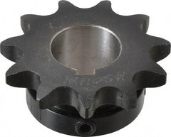 Browning - 11 Teeth, 5/8" Chain Pitch, Chain Size 50, Finished Bore Sprocket - 1" Bore Diam, 2-7/32" Pitch Diam, 2-1/2" Outside Diam - Eagle Tool & Supply