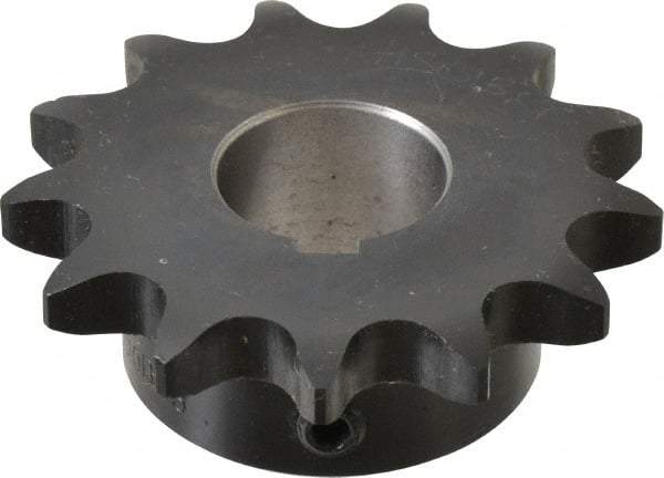 Browning - 13 Teeth, 5/8" Chain Pitch, Chain Size 50, Finished Bore Sprocket - 1" Bore Diam, 2.612" Pitch Diam, 2.91" Outside Diam - Eagle Tool & Supply