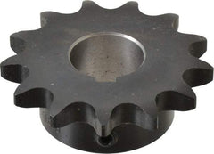 Browning - 13 Teeth, 5/8" Chain Pitch, Chain Size 50, Finished Bore Sprocket - 1" Bore Diam, 2.612" Pitch Diam, 2.91" Outside Diam - Eagle Tool & Supply