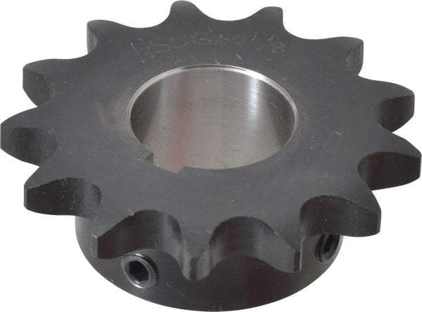 Browning - 13 Teeth, 5/8" Chain Pitch, Chain Size 50, Finished Bore Sprocket - 1-1/8" Bore Diam, 2.612" Pitch Diam, 2.91" Outside Diam - Eagle Tool & Supply