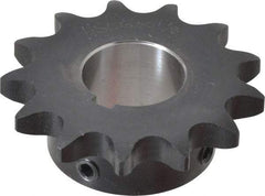 Browning - 13 Teeth, 5/8" Chain Pitch, Chain Size 50, Finished Bore Sprocket - 1-1/8" Bore Diam, 2.612" Pitch Diam, 2.91" Outside Diam - Eagle Tool & Supply
