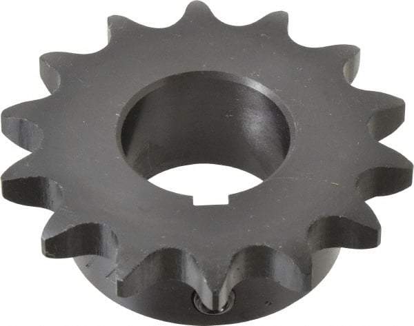 Browning - 14 Teeth, 5/8" Chain Pitch, Chain Size 50, Finished Bore Sprocket - 1-1/4" Bore Diam, 2.809" Pitch Diam, 3.11" Outside Diam - Eagle Tool & Supply