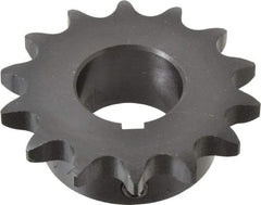 Browning - 14 Teeth, 5/8" Chain Pitch, Chain Size 50, Finished Bore Sprocket - 1-1/4" Bore Diam, 2.809" Pitch Diam, 3.11" Outside Diam - Eagle Tool & Supply