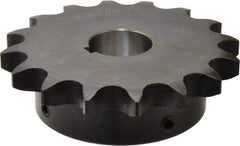 Browning - 16 Teeth, 3/4" Chain Pitch, Chain Size 60, Finished Bore Sprocket - 1-1/8" Bore Diam, 3-27/32" Pitch Diam, 4.22" Outside Diam - Eagle Tool & Supply