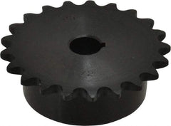 Browning - 21 Teeth, 3/8" Chain Pitch, Chain Size 35, Finished Bore Sprocket - 1/2" Bore Diam, 2.516" Pitch Diam, 2.7" Outside Diam - Eagle Tool & Supply