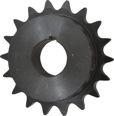 Browning - 18 Teeth, 5/8" Chain Pitch, Chain Size 50, Finished Bore Sprocket - 1-3/16" Bore Diam, 3.599" Pitch Diam, 3.92" Outside Diam - Eagle Tool & Supply