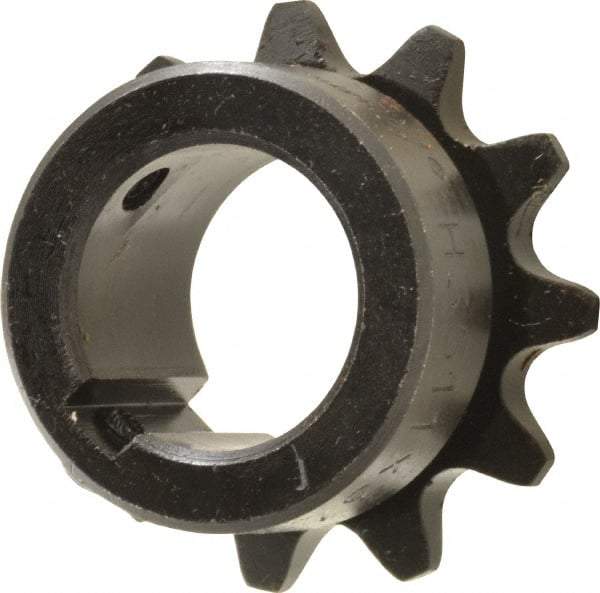 Browning - 11 Teeth, 3/8" Chain Pitch, Chain Size 35, Finished Bore Sprocket - 3/4" Bore Diam, 1.331" Pitch Diam, 1-1/2" Outside Diam - Eagle Tool & Supply