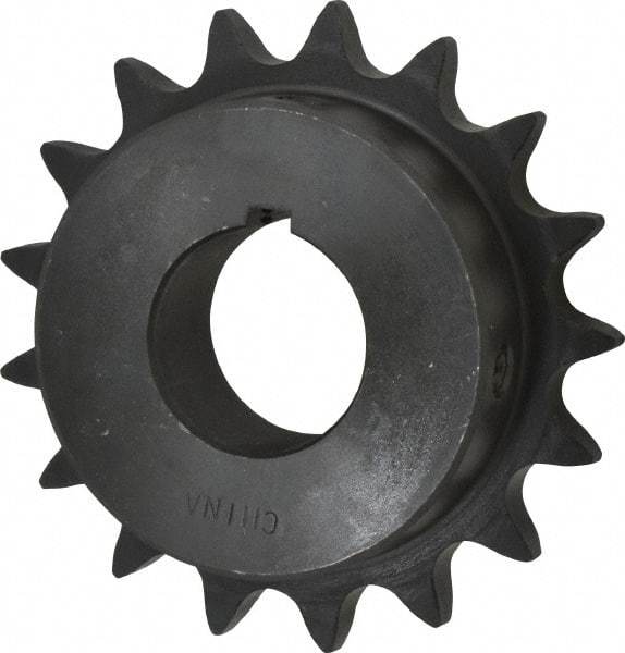 Browning - 17 Teeth, 5/8" Chain Pitch, Chain Size 50, Finished Bore Sprocket - 1-1/4" Bore Diam, 3.401" Pitch Diam, 3.72" Outside Diam - Eagle Tool & Supply