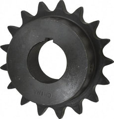Browning - 17 Teeth, 5/8" Chain Pitch, Chain Size 50, Finished Bore Sprocket - 1-1/4" Bore Diam, 3.401" Pitch Diam, 3.72" Outside Diam - Eagle Tool & Supply