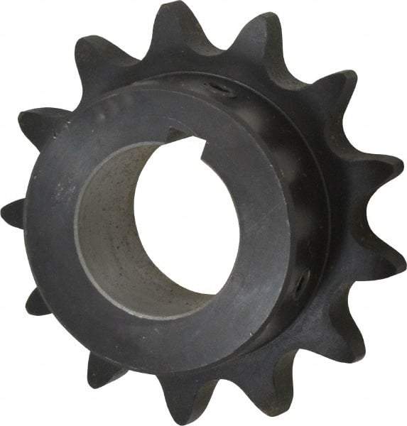 Browning - 13 Teeth, 3/4" Chain Pitch, Chain Size 60, Finished Bore Sprocket - 1-3/8" Bore Diam, 3.134" Pitch Diam, 3.45" Outside Diam - Eagle Tool & Supply