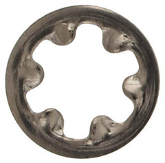 Value Collection - #2 Screw, 0.095" ID, Stainless Steel Internal Tooth Lock Washer - 0.2" OD, Grade 18-8 - Eagle Tool & Supply