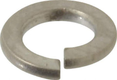 Value Collection - #6, 0.031" Thick Split Lock Washer - 316 Stainless Steel, Uncoated, 0.141" Min ID, 0.148" Max ID - Eagle Tool & Supply