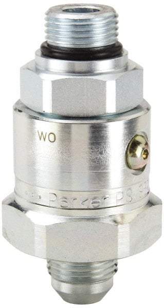 Parker - 3/4-16 SAE ORB to SAE JIC Steel Hydraulic Hose Male ORB To Male JIC Swivel - 5,000 psi - Eagle Tool & Supply