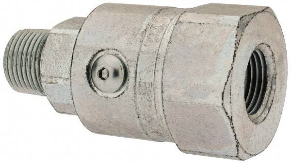 Parker - 3/8-18 NPTF Steel Hydraulic Hose Male NPT To Female NPT Swivel - 5,000 psi - Eagle Tool & Supply