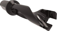 Allied Machine and Engineering - 22 to 23.81mm Diam, 3xD, 2-53/64" Max Depth, 1" Shank Diam, 6-27/64" OAL, Replaceable Tip Drill - Series 22 - Eagle Tool & Supply