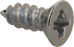 Value Collection - #2 Flat Head Phillips Sheet Metal Screw - Steel, 1/4" OAL, AISI 1016, ASME B18.6.3, ASME B18.6.4 & SAE J933, Grade 1016-1024 - Eagle Tool & Supply